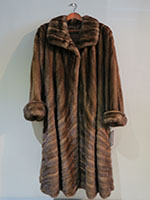 Pre-owned mid brown mink coat